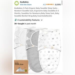 Kea Baby’s Soothe Swaddle Wraps